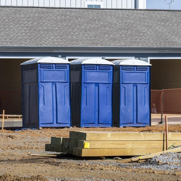 Heavy-duty construction site porta potty in Clarksburg, West Virginia